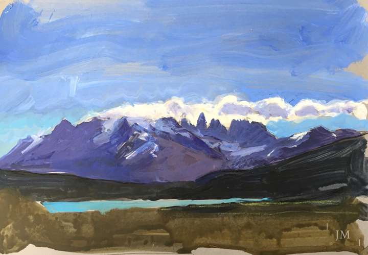 Plume Torres del Paine, study 2018